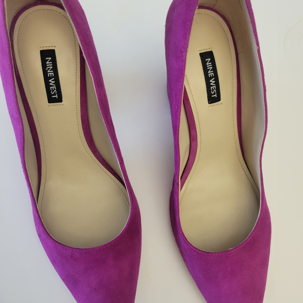 Nine West Women's Purple Suede Pumps